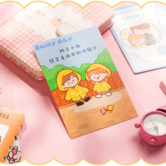 Lovely couple Slice Of Life Postcards - 5 pcs - Picture 6 of 9